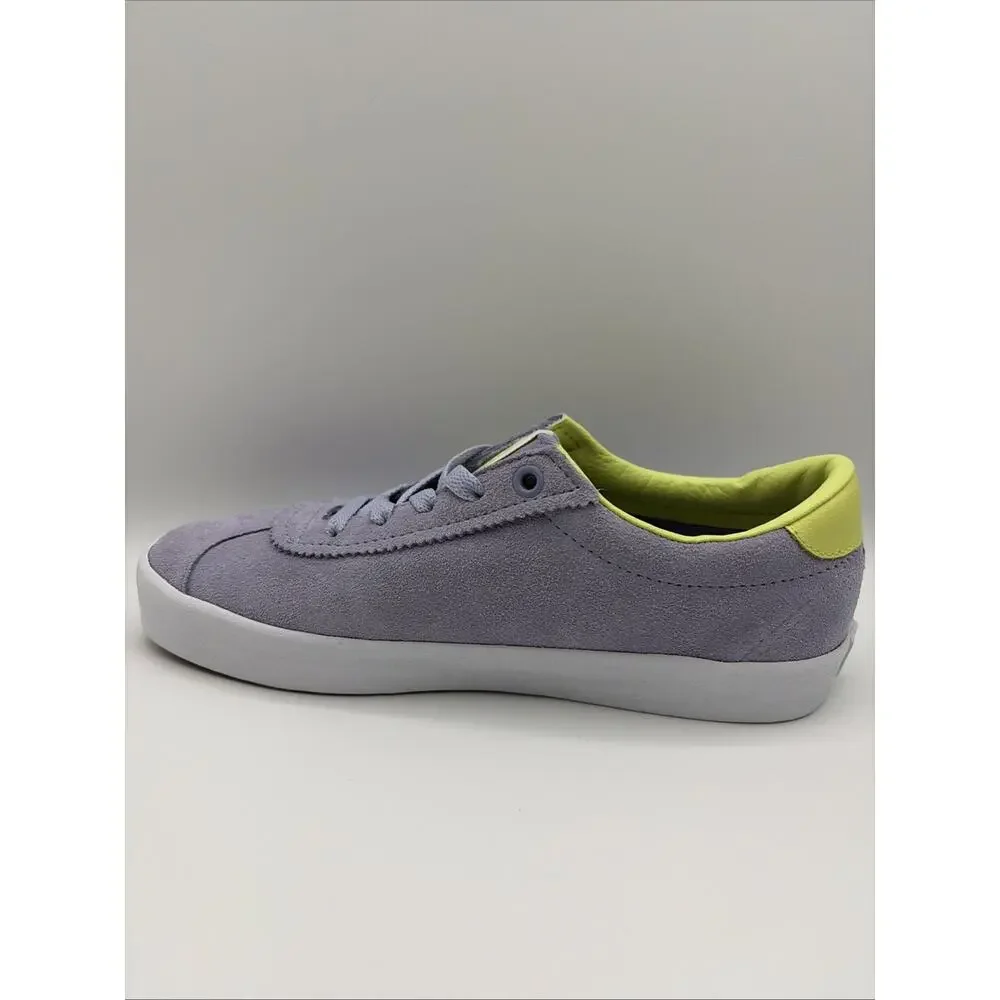 Vans Sport Low Lavender Purple Neon Lime Suede Skate Shoes Sneaker M 5.5 W 7 New